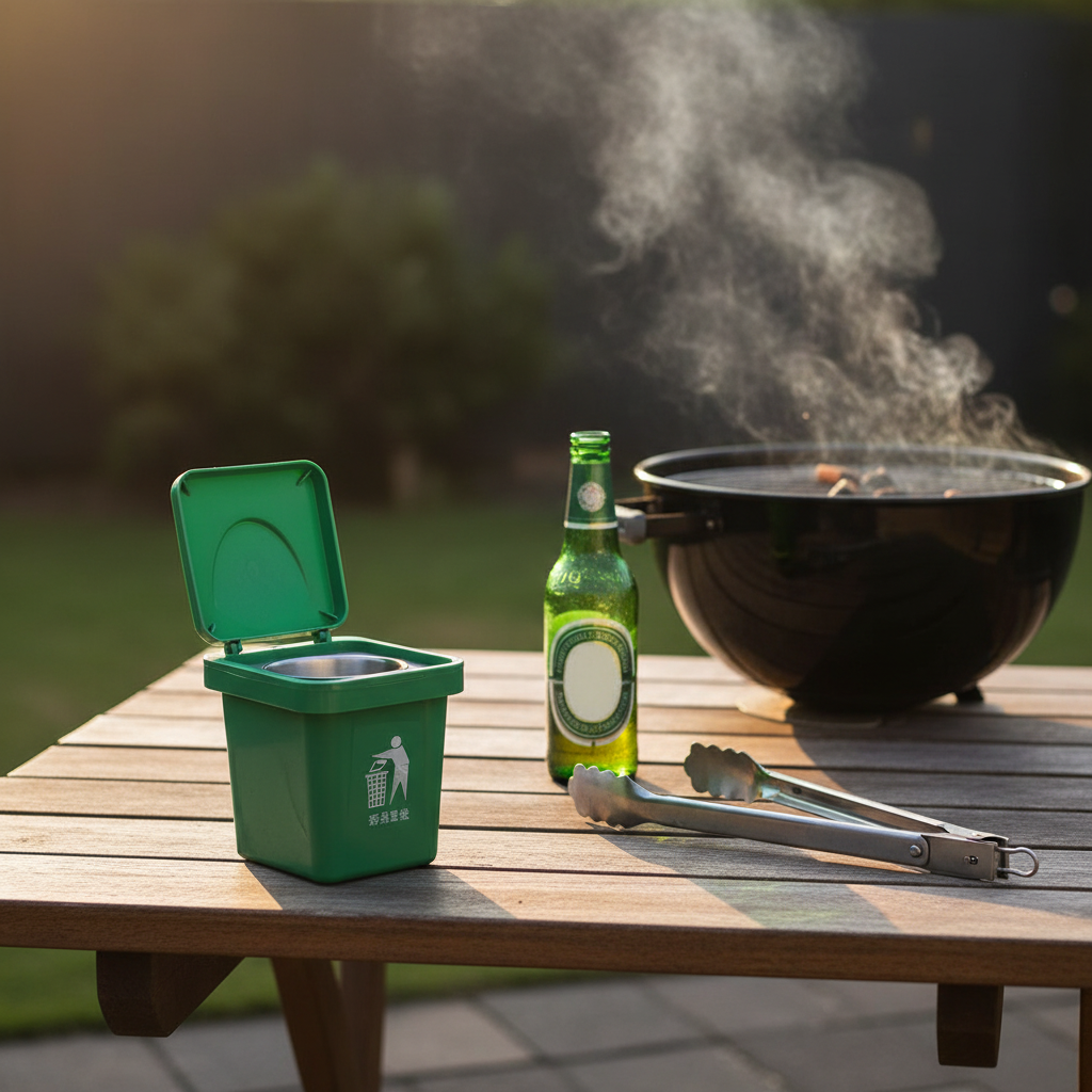 Ash Vat on braai table
