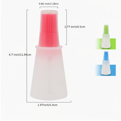 Product size infographic — green, blue, red